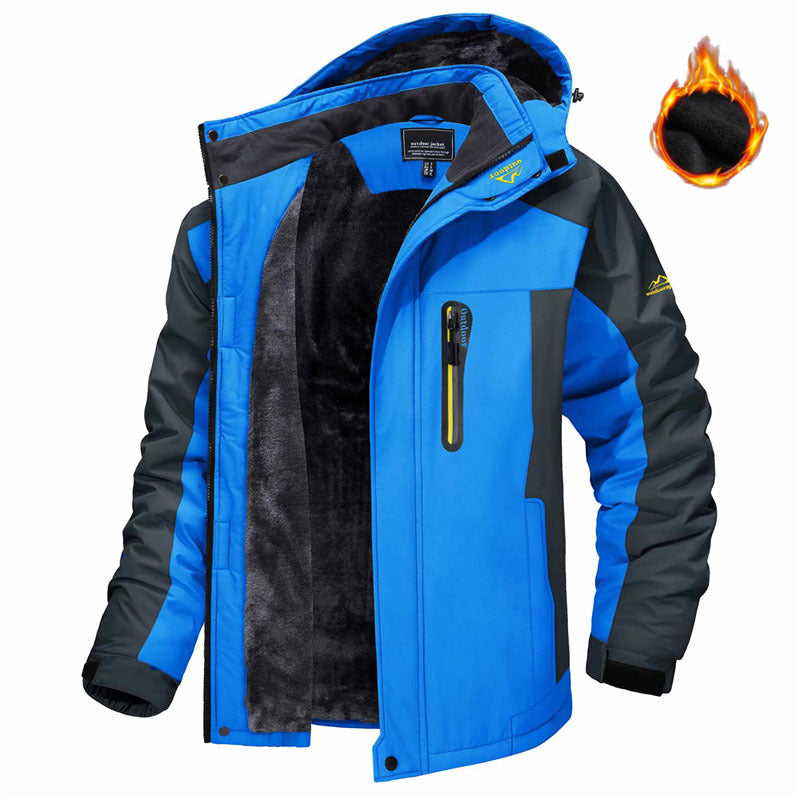 Casual Warm Fleece Coat Windproof Rainproof - AmiraMart