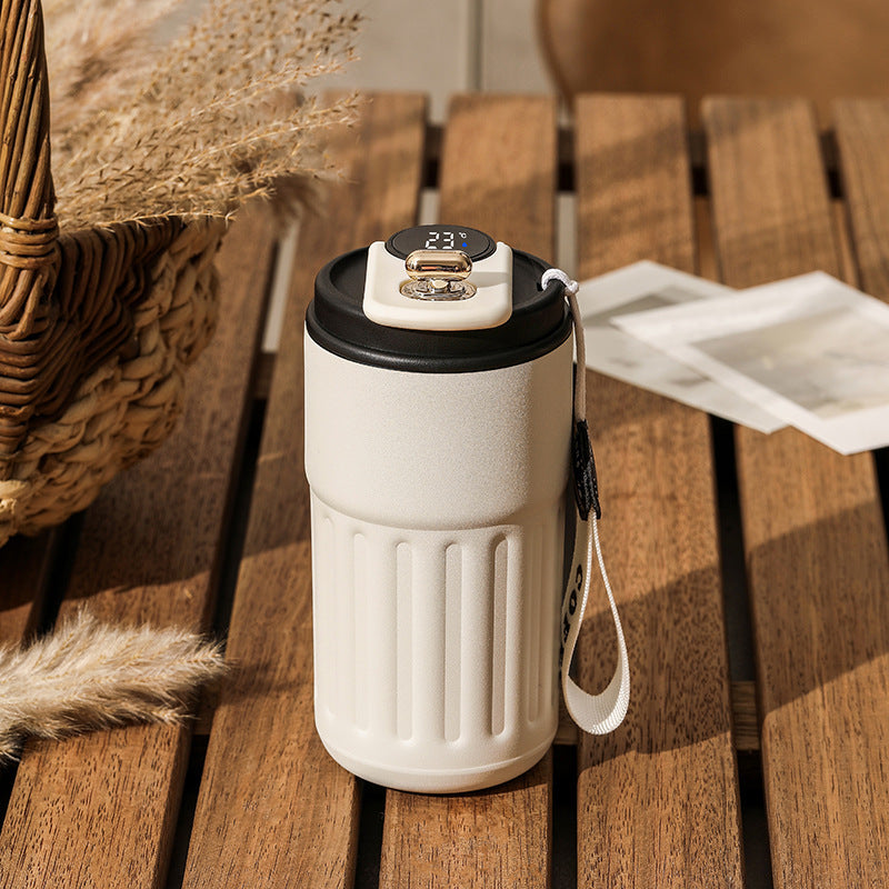 Smart Thermal Bottle – 450ml Stainless Steel Vacuum Cup - AmiraMart