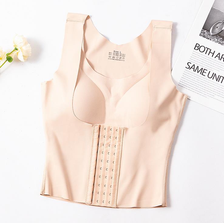 Beige shapewear garment on a white background