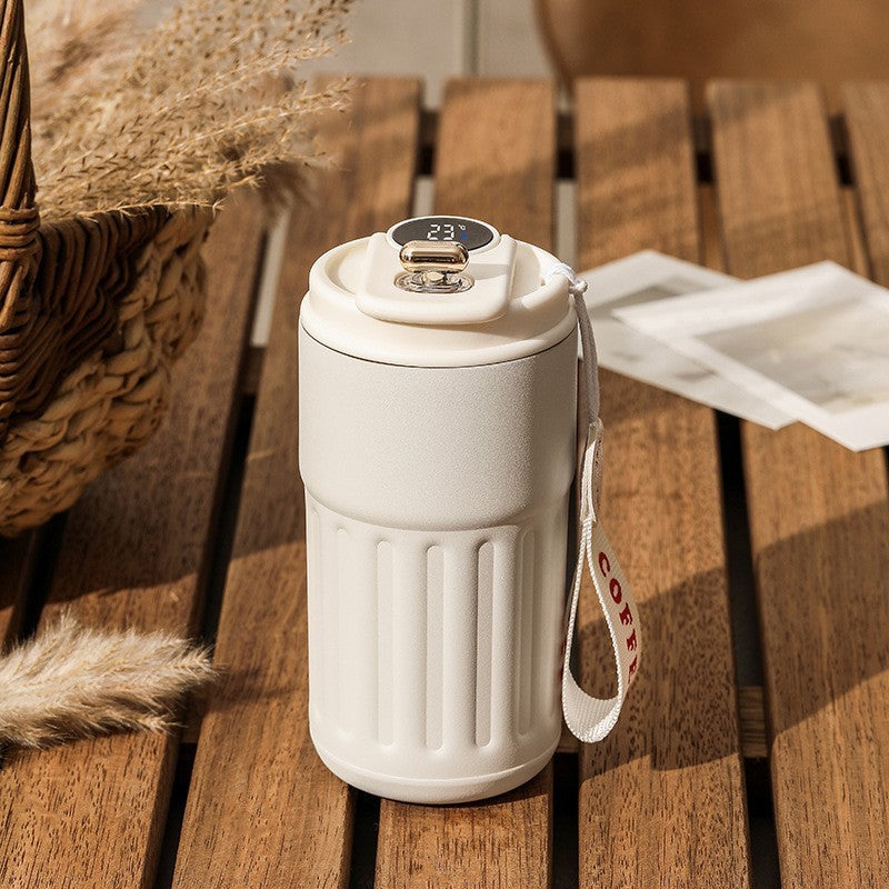 Smart Thermal Bottle – 450ml Stainless Steel Vacuum Cup - AmiraMart