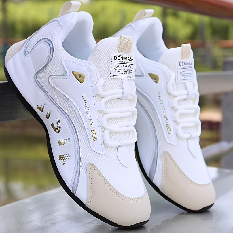 Men’s Colorblock Sneakers – Breathable Dad Shoes - AmiraMart