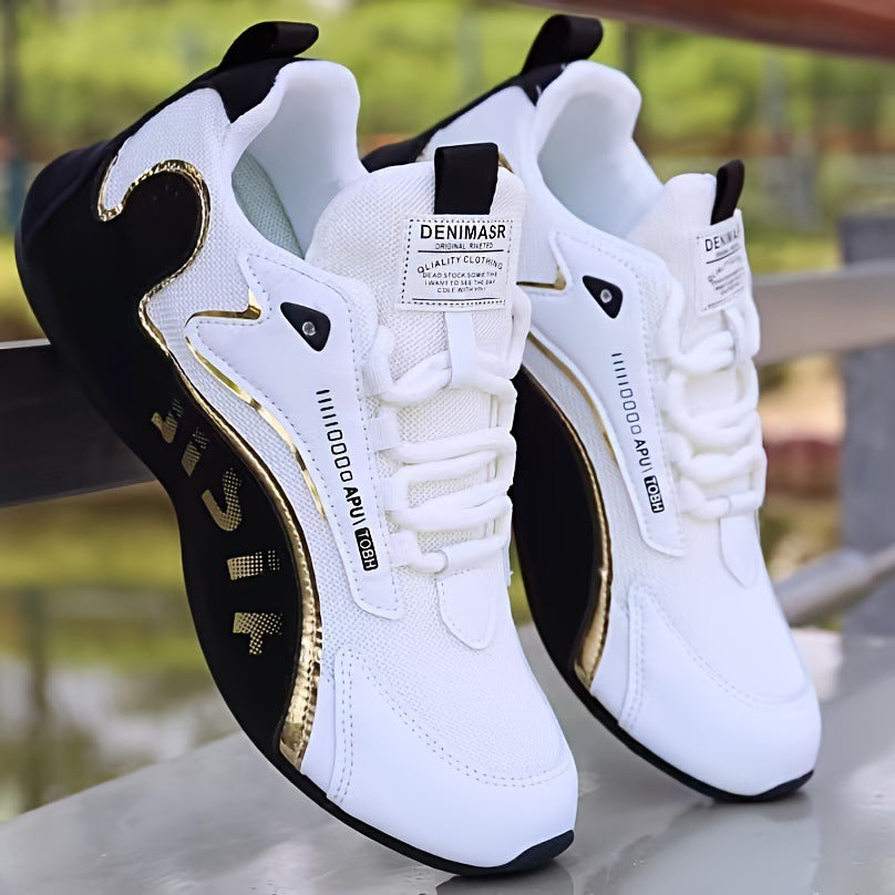 Men’s Colorblock Sneakers – Breathable Dad Shoes - AmiraMart