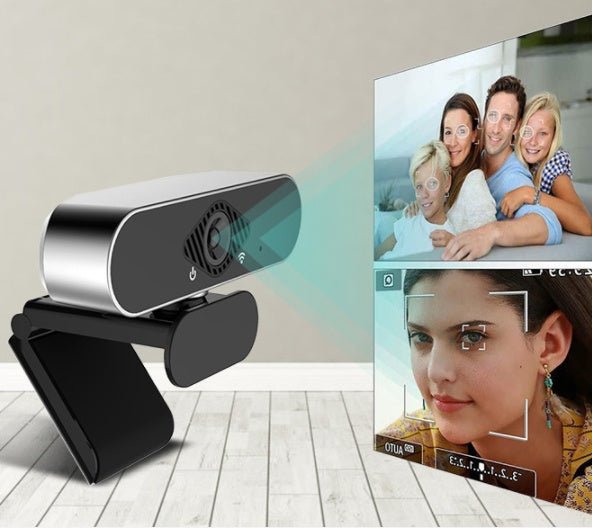 1080P Webcam with Mic – Gun Style, Plug & Play - AmiraMart
