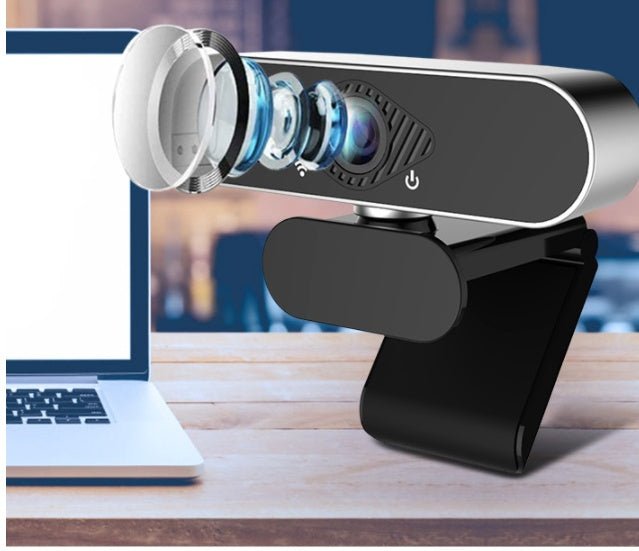 1080P Webcam with Mic – Gun Style, Plug & Play - AmiraMart