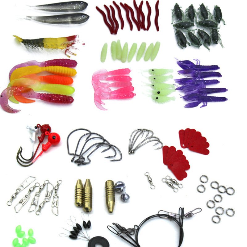 132 - Pc Lure Suit – Multi - Function Fishing Gear & Soft Baits - AmiraMart