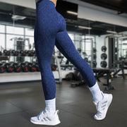 Dark blue leopard print