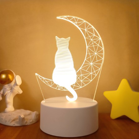 3D Lights Colorful Touch Remote Control LED Visual Lights - AmiraMart