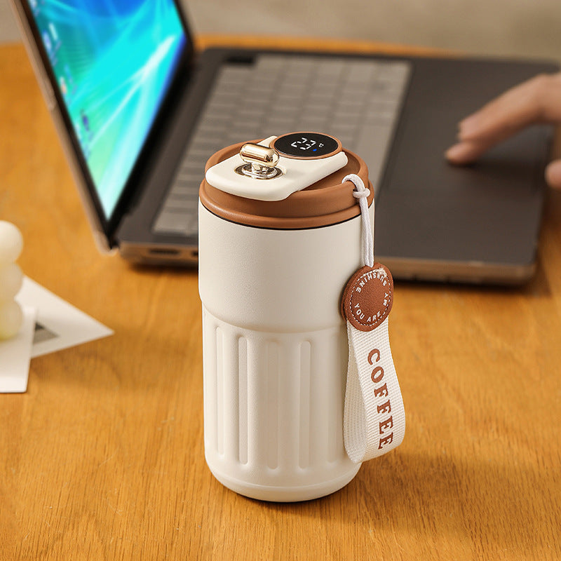 Smart Thermal Bottle – 450ml Stainless Steel Vacuum Cup - AmiraMart