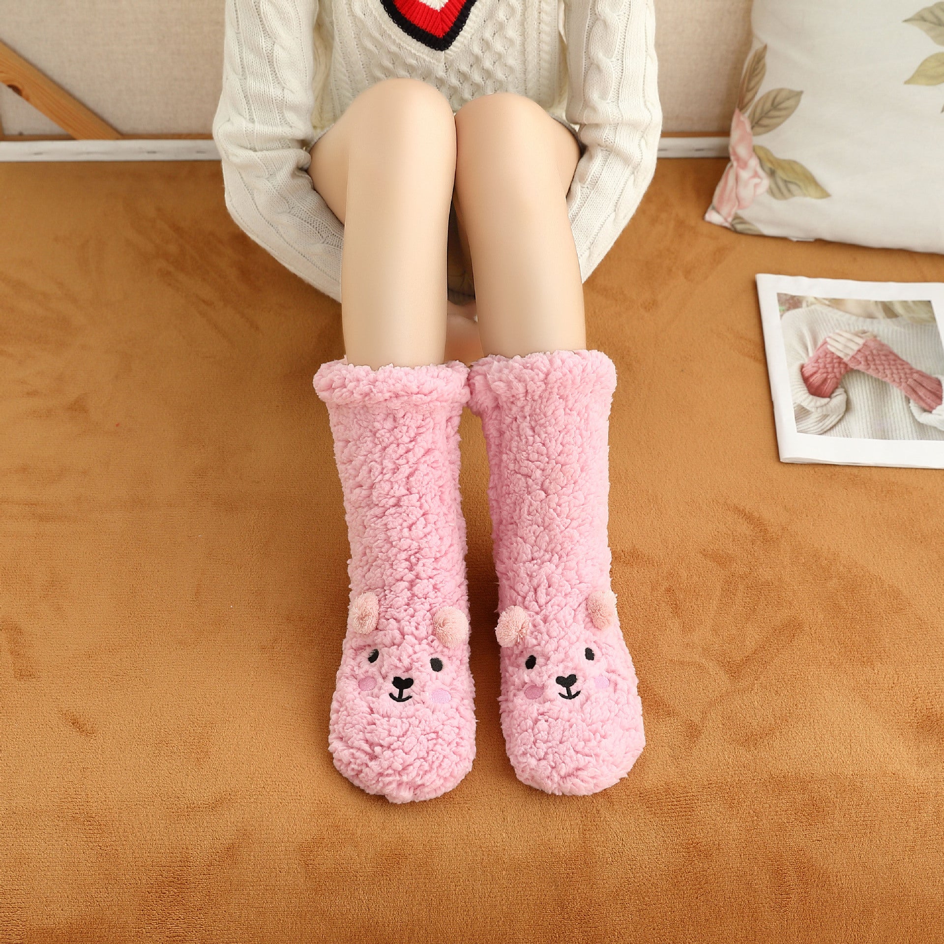 Cute Winter Floor Socks for Women - AmiraMart