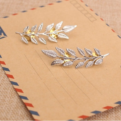 Leaf collar needle leaf brooch - AmiraMart