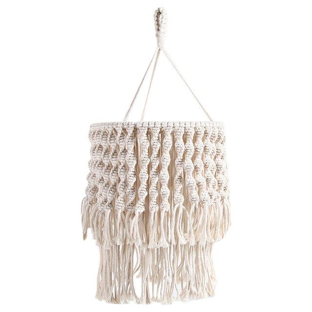 1Pc Handknitted Lampshade Macrame - AmiraMart