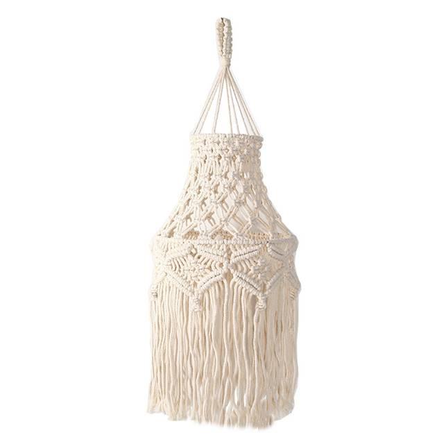 1Pc Handknitted Lampshade Macrame - AmiraMart