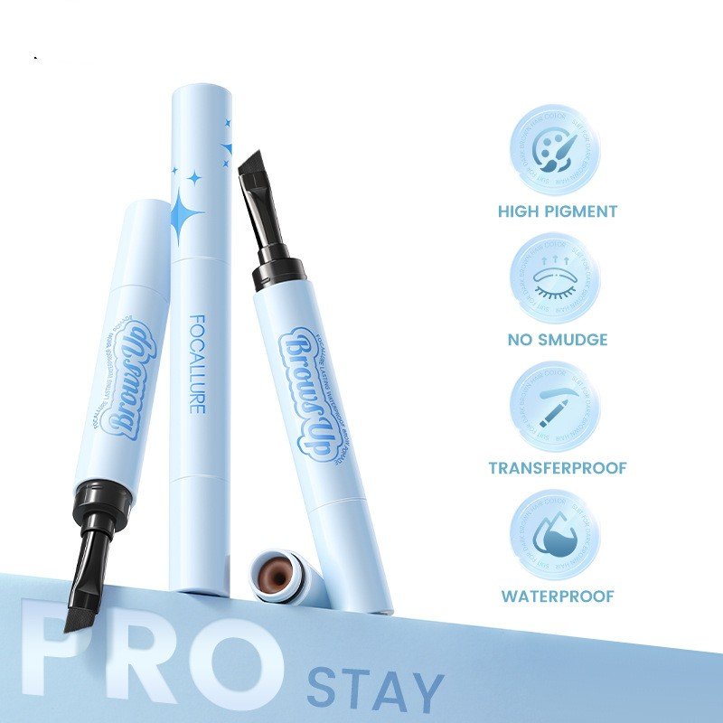 2 In 1 3D Eyebrow Gel Cream Eyeliner - AmiraMart
