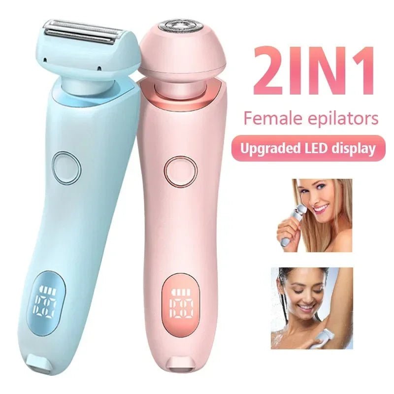 2 In 1 Hair Removal Epilator USB Rechargeable - AmiraMart
