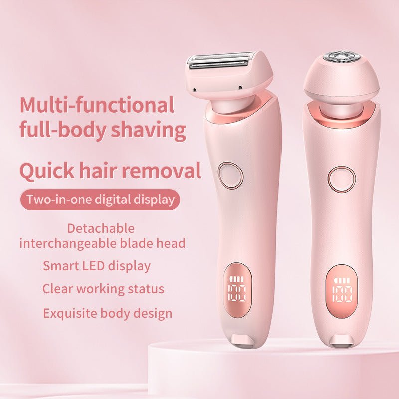 2 In 1 Hair Removal Epilator USB Rechargeable - AmiraMart