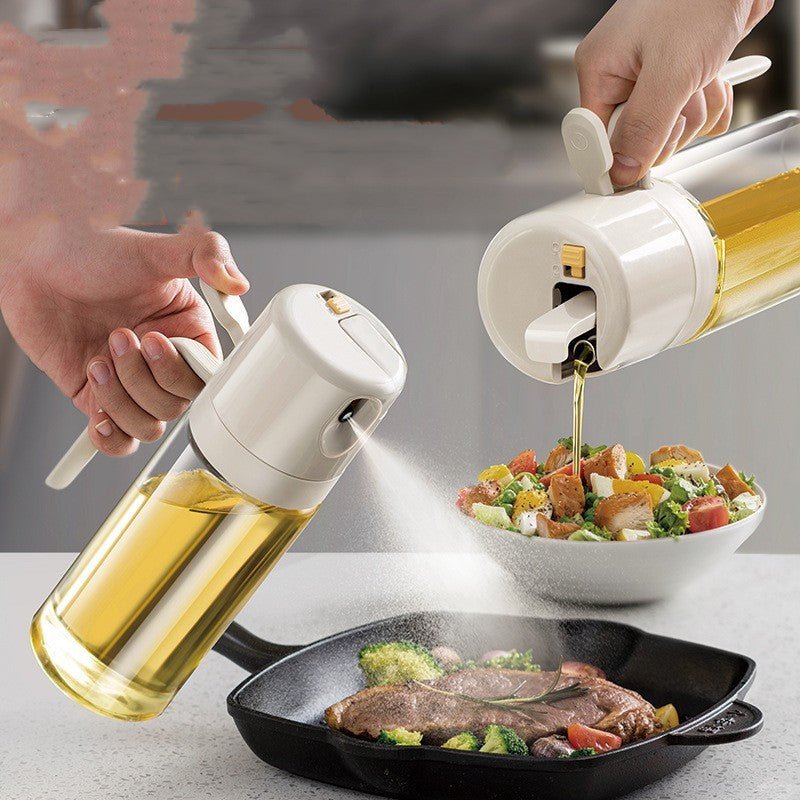 2 In 1 Oil Sprayer Bottle - AmiraMart