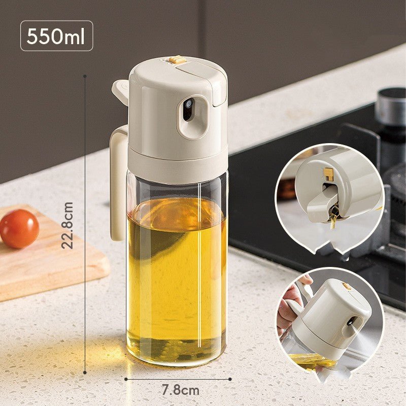2 In 1 Oil Sprayer Bottle - AmiraMart