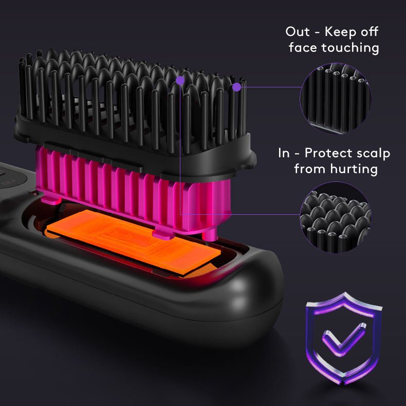 2 In 1 Straight Hair Comb - AmiraMart