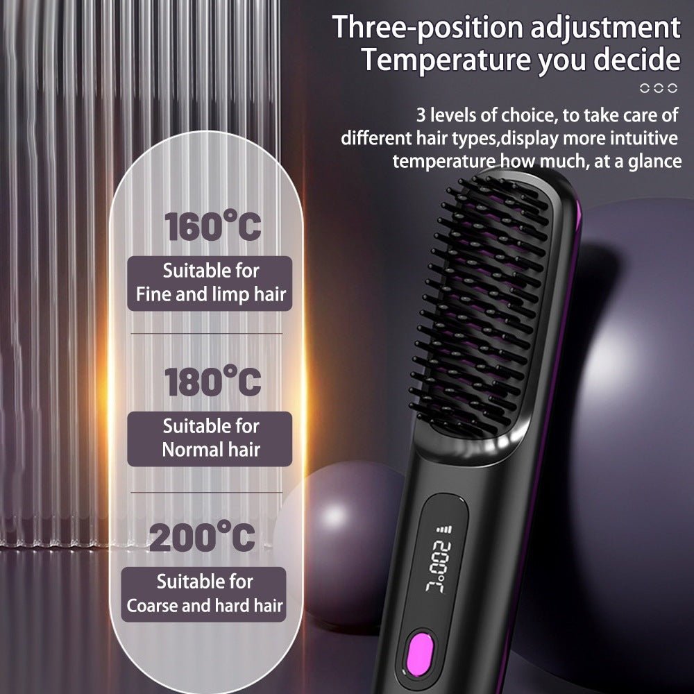 2 In 1 Straight Hair Comb - AmiraMart