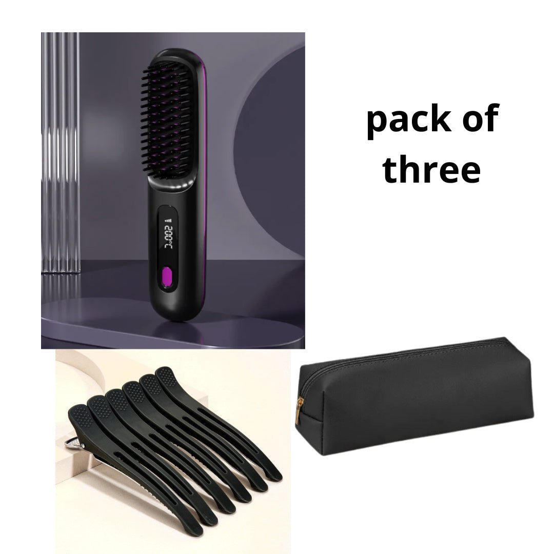 2 In 1 Straight Hair Comb - AmiraMart