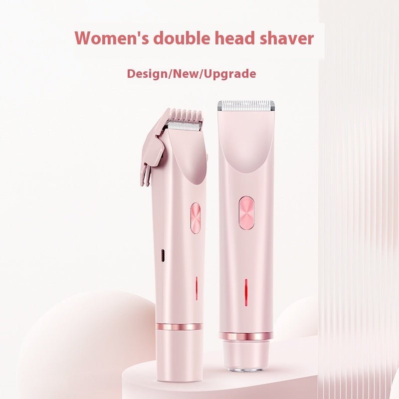 2 - in - 1 Women’s Hair Trimmer – Wet/Dry Electric Shaver - AmiraMart
