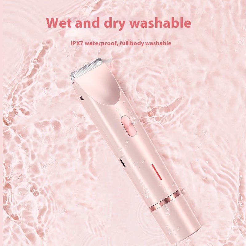 2 - in - 1 Women’s Hair Trimmer – Wet/Dry Electric Shaver - AmiraMart