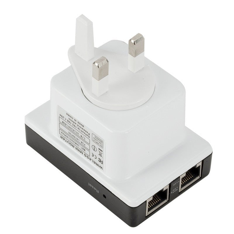 300M Wireless Signal Repeater Wifi Wireless Signal Amplifier Mini Wireless Relay Dual Network Port - AmiraMart