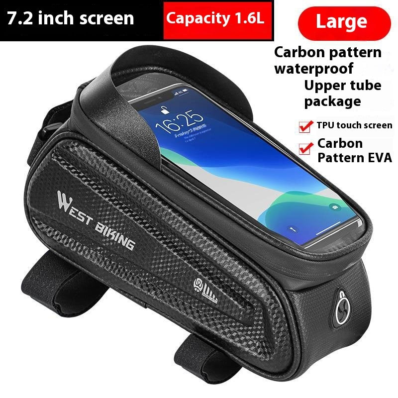 Bicycle Mobile Phone Touch Screen Upper Saddle Bag - AmiraMart