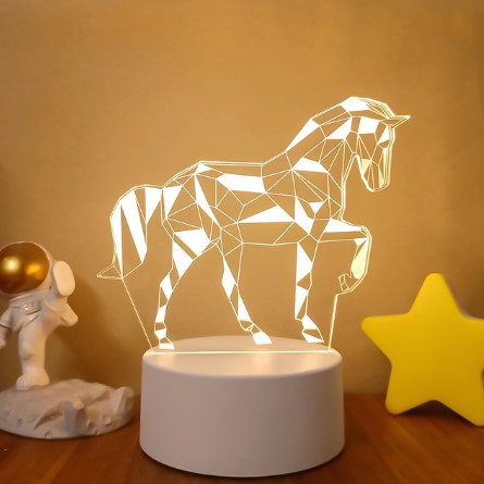 3D Lights Colorful Touch Remote Control LED Visual Lights - AmiraMart