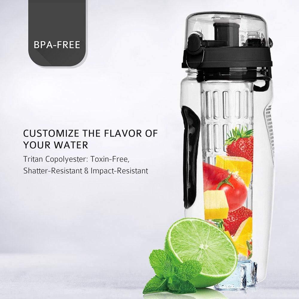 32oz Fruit Infuser Water Bottle - AmiraMart
