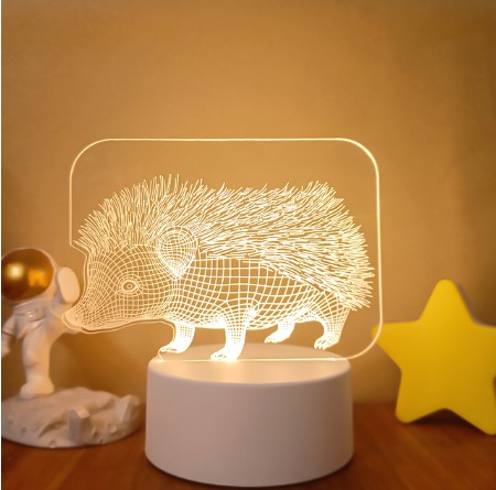 3D Lights Colorful Touch Remote Control LED Visual Lights - AmiraMart