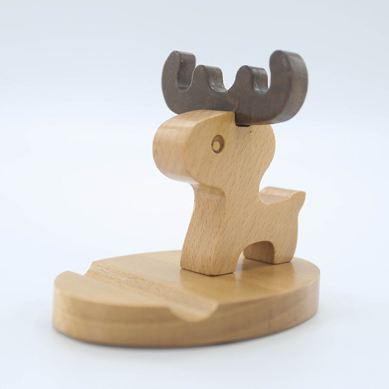 Creative Mobile Phone Toma Back with Coin Beech Wood - AmiraMart