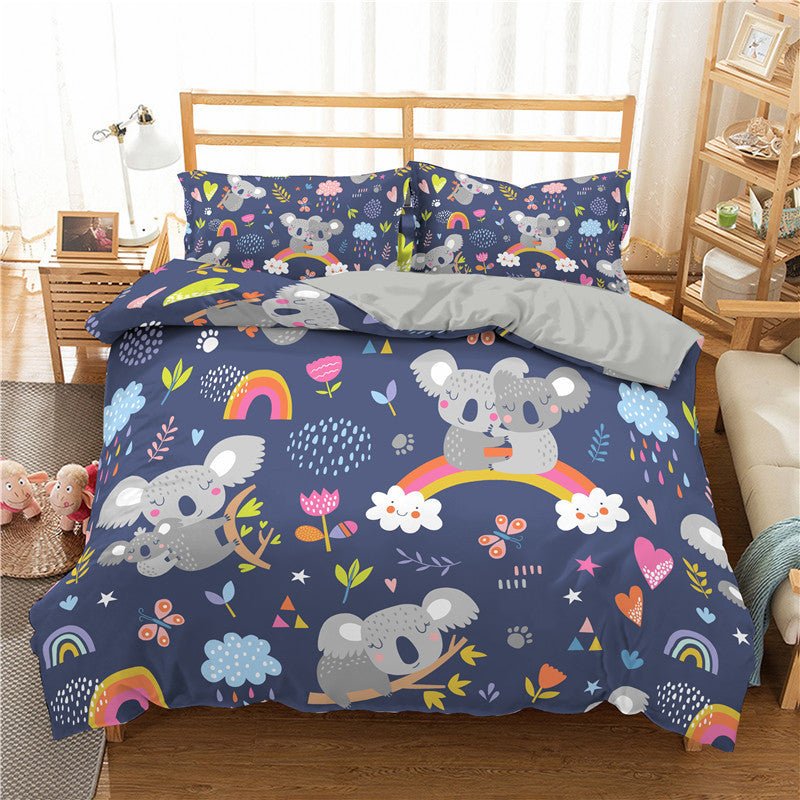 3D Digital Printing Cartoon Bedding - AmiraMart