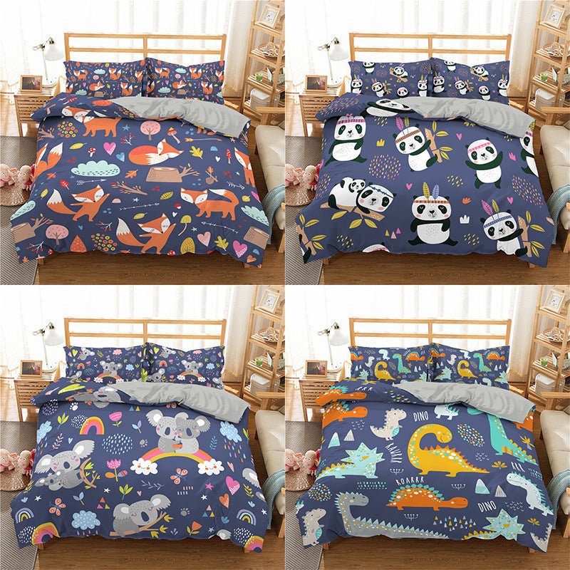 3D Digital Printing Cartoon Bedding - AmiraMart