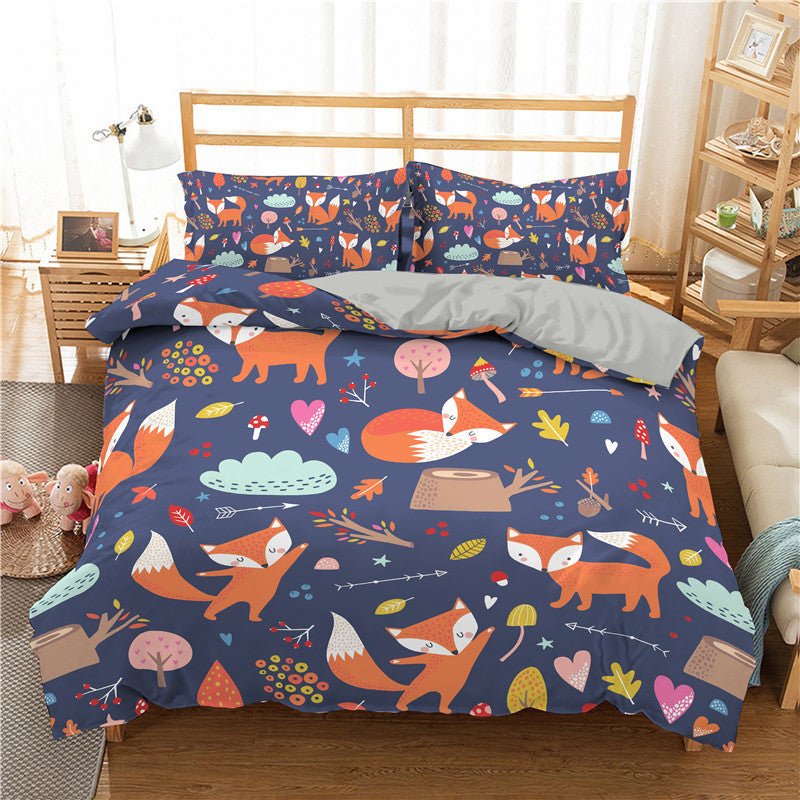 3D Digital Printing Cartoon Bedding - AmiraMart