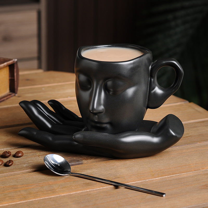 Creative Abstract Art Hand Fragrance Coffee Cup - AmiraMart