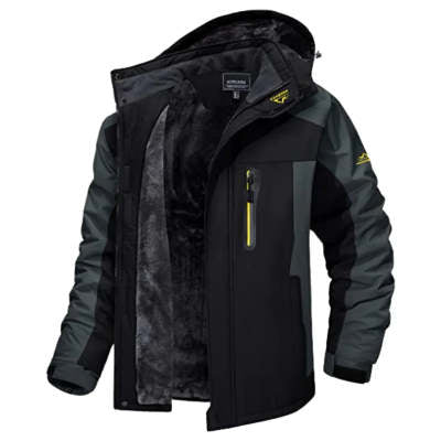 Casual Warm Fleece Coat Windproof Rainproof - AmiraMart