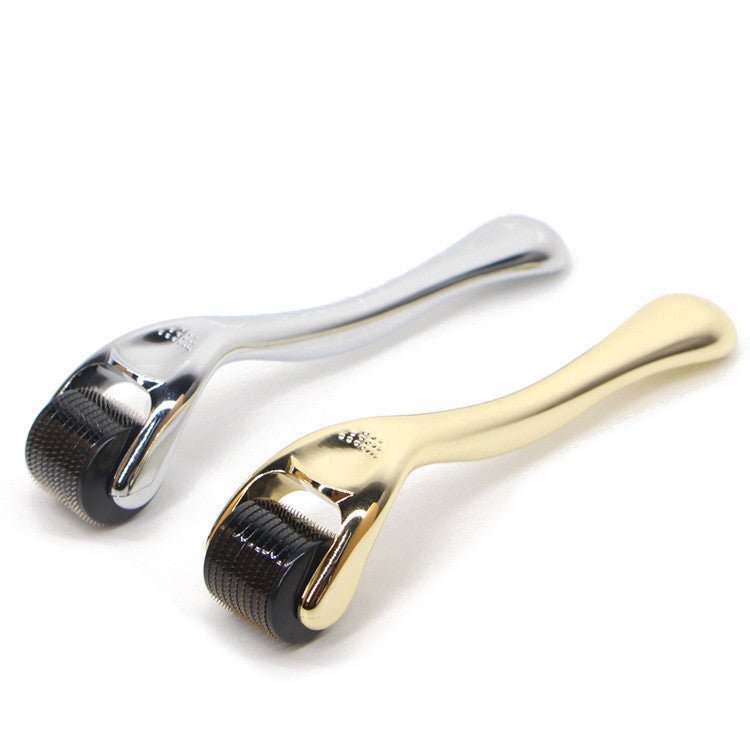 540 Microneedle Roller With Gold And Silver Handle - AmiraMart