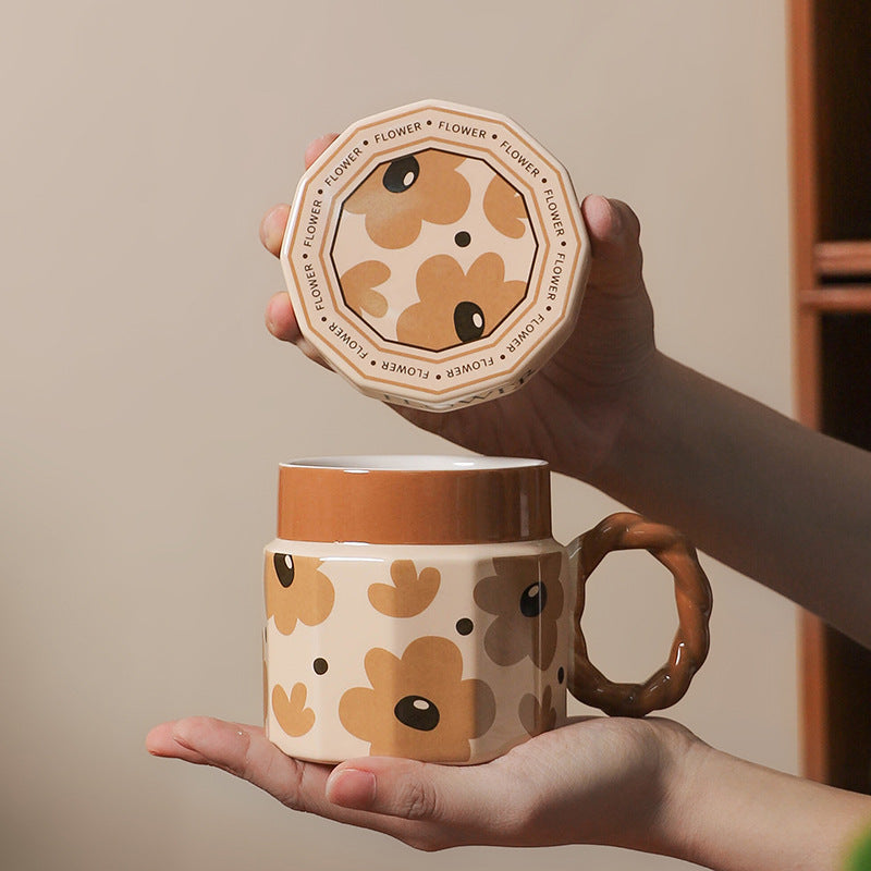 Creative Retro Ceramic Mug Light Luxury Gift - AmiraMart