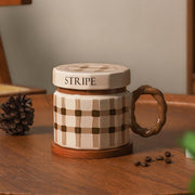 Retro Cup Cloth Plaid