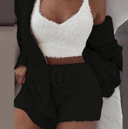 Black long pants set