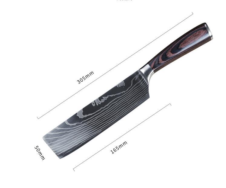 6 - Pc/8 - Pc Kitchen Knife Set – Chef & Cooking Tools - AmiraMart