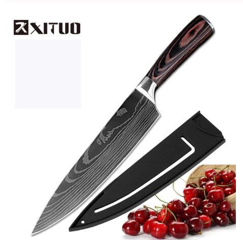 6 - Pc/8 - Pc Kitchen Knife Set – Chef & Cooking Tools - AmiraMart