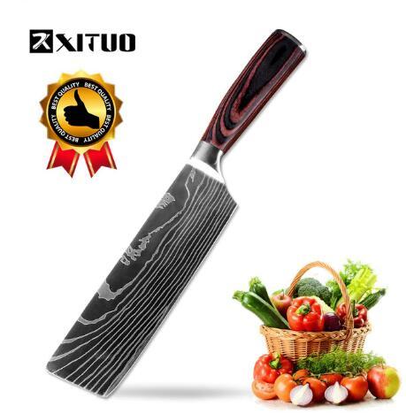 6 - Pc/8 - Pc Kitchen Knife Set – Chef & Cooking Tools - AmiraMart