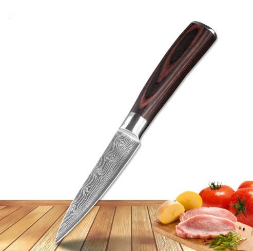 6 - Pc/8 - Pc Kitchen Knife Set – Chef & Cooking Tools - AmiraMart