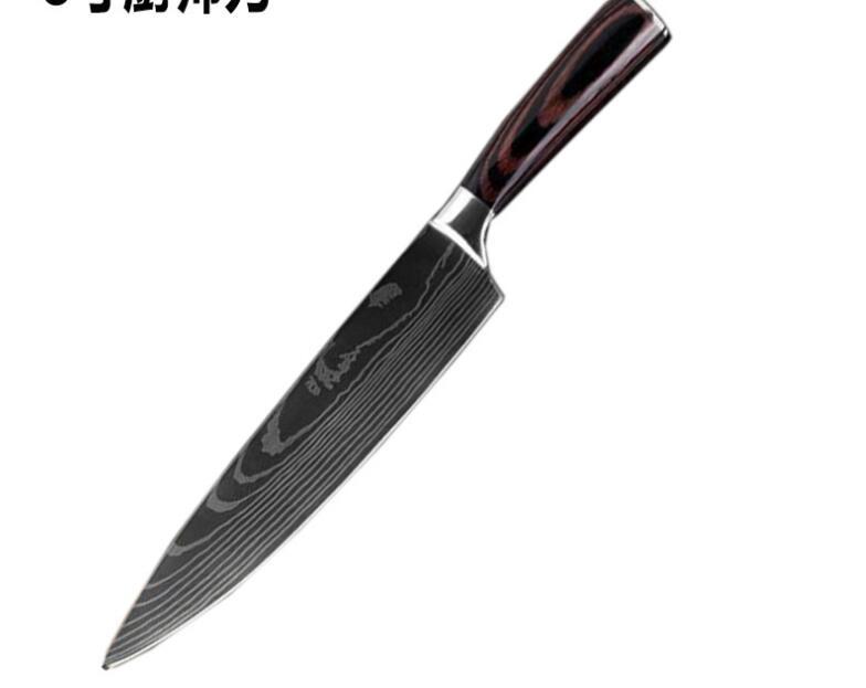 6 - Pc/8 - Pc Kitchen Knife Set – Chef & Cooking Tools - AmiraMart