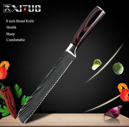 6 - Pc/8 - Pc Kitchen Knife Set – Chef & Cooking Tools - AmiraMart