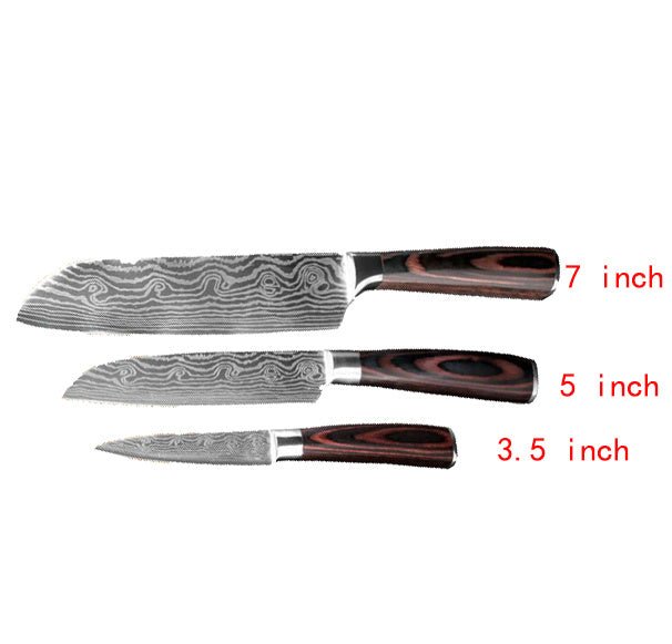 6 - Pc/8 - Pc Kitchen Knife Set – Chef & Cooking Tools - AmiraMart