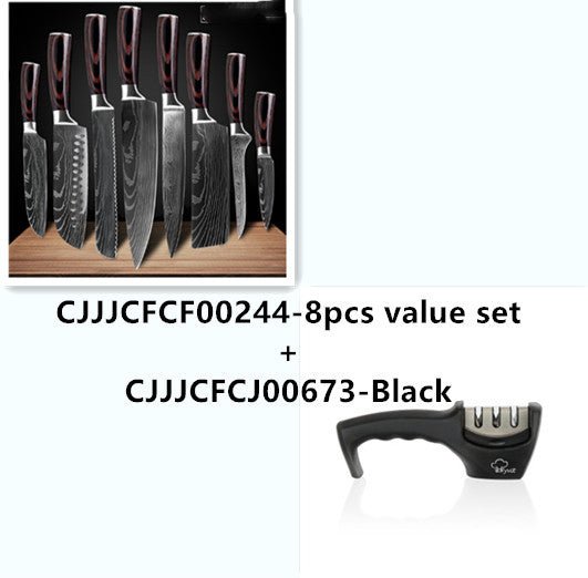6 - Pc/8 - Pc Kitchen Knife Set – Chef & Cooking Tools - AmiraMart
