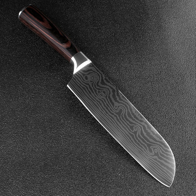6 - Pc/8 - Pc Kitchen Knife Set – Chef & Cooking Tools - AmiraMart